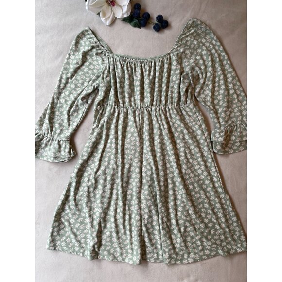 No Label Dresses & Skirts - Floral Off-Shoulder Peasant Dress With Bell Sleeves - Size M Cottagecore Fairy